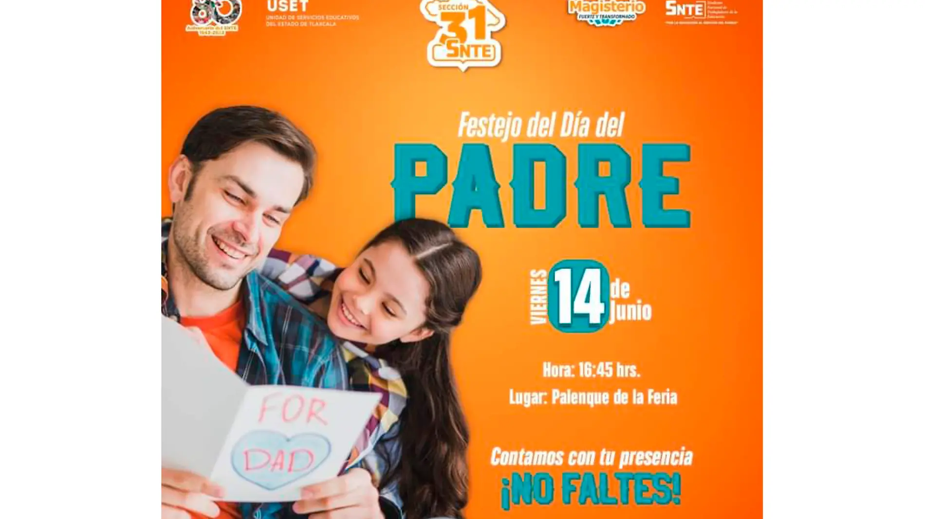 cartel festejo día del padre